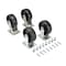 Vestil Caster Kit For Self-Dumping Hoppers, Glass Filled Nylon, 6" x 2", 4800 lb Capacity D-CK4-GFN6-2 - alternate 1